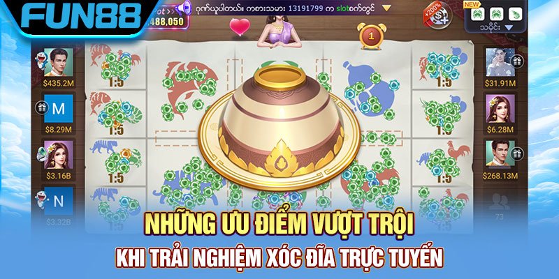 Xóc đĩa online có ưu điểm gì